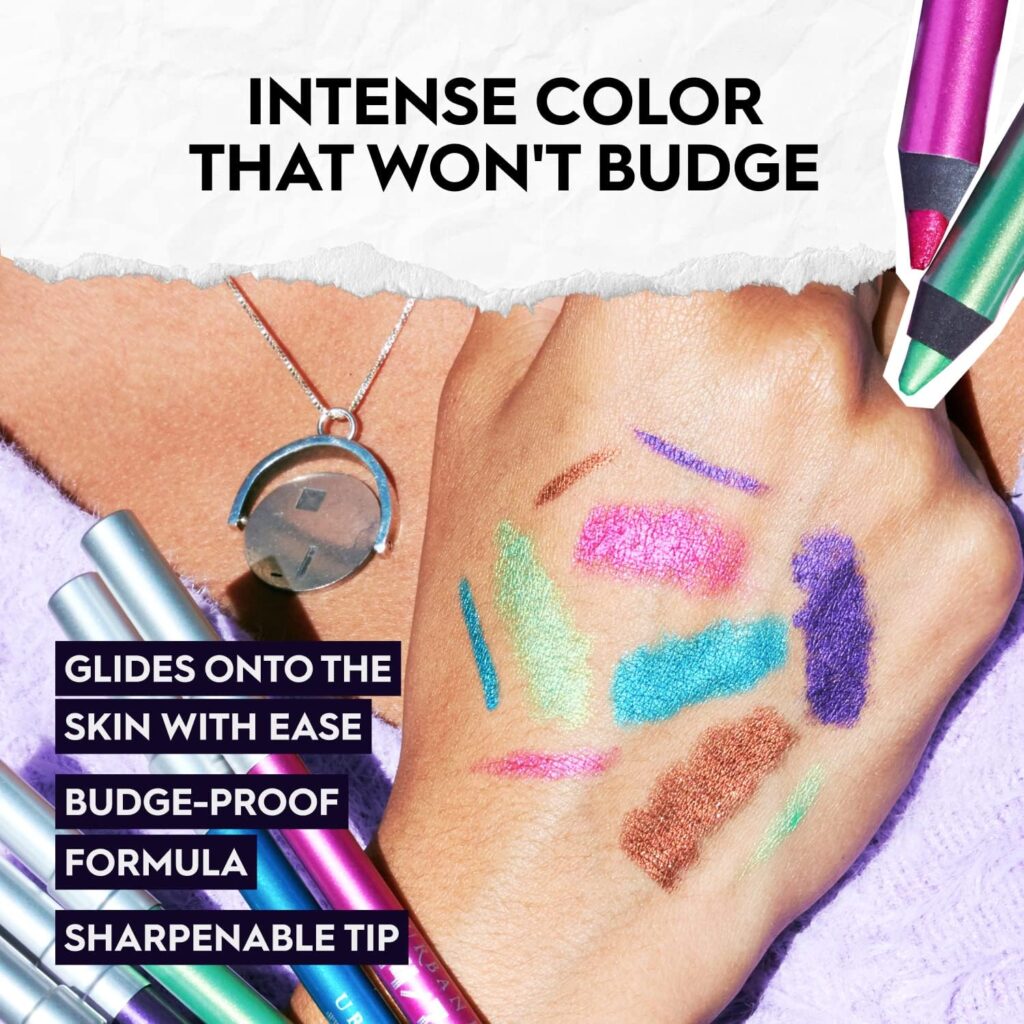 URBAN DECAY 24/7 Glide-On Waterproof Eyeliner Pencil - Smudge-Proof - 16HR Wear - Long-Lasting, Ultra-Creamy  Blendable Formula - Sharpenable Tip