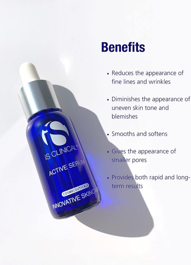iS CLINICAL Active Serum; Face Serum, Anti-Aging, Helps skin with acne and pigmentation