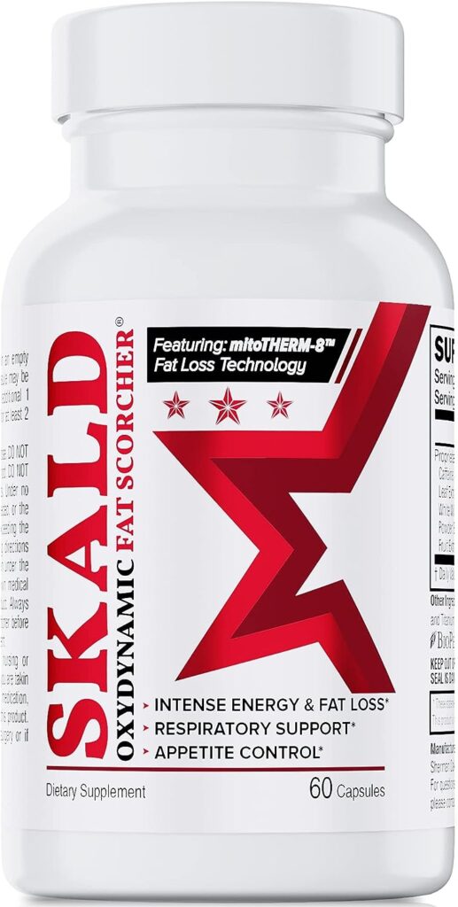 SKALD Thermogenic Fat Burner - Weight Loss Pills, Appetite Suppressant, Mood  Energy Booster with Respiratory Support - Premium Fat Burning Green Tea Extract, Juniper Berry Extract  More Ã¢Â€Â“ 60 caps