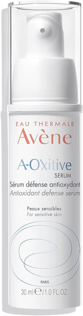 Eau Thermale Avene A-Oxitive Antioxidant Defense Serum, Vitamin C  E, Hyaluronic Acid, Free Radical Protection, 1 oz.